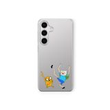 Samsung Galaxy M34 5G ile Uyumlu Adventure Time Tasarım Baskılı Şeffaf Kılıf 1
