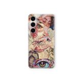 Samsung Galaxy M34 5G ile Uyumlu Angel Tasarım Baskılı Şeffaf Kılıf