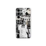 Samsung Galaxy M34 5G ile Uyumlu Arctic Monkey Tasarım Baskılı Şeffaf Kılıf
