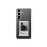 Samsung Galaxy M34 5G ile Uyumlu Black Panter Minimalist Poster Tasarım Baskılı Şeffaf Kılıf