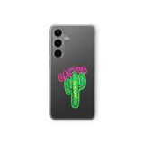 Samsung Galaxy M34 5G ile Uyumlu Cactus Jack Tasarım Baskılı Şeffaf Kılıf 1