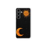 Samsung Galaxy M34 5G ile Uyumlu Celestial Harmony Tasarım Baskılı Şeffaf Kılıf