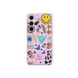 Samsung Galaxy M34 5G ile Uyumlu Choose Happy Tasarım Baskılı Şeffaf Kılıf