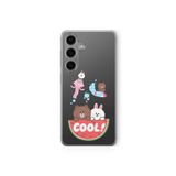 Samsung Galaxy M34 5G ile Uyumlu Cool Bear Tasarım Baskılı Şeffaf Kılıf
