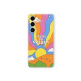 Samsung Galaxy M34 5G ile Uyumlu Desen Manzaralı Tasarım Baskılı Şeffaf Kılıf