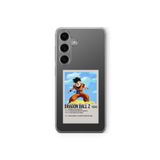 Samsung Galaxy M34 5G ile Uyumlu Dragon Ball Z Minimalist Poster Tasarım Baskılı Şeffaf Kılıf