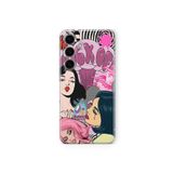 Samsung Galaxy M34 5G ile Uyumlu Fck Off Pop Art Tasarım Baskılı Şeffaf Kılıf