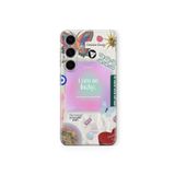 Samsung Galaxy M34 5G ile Uyumlu Feminine Energy Tasarım Baskılı Şeffaf Kılıf