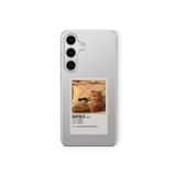 Samsung Galaxy M34 5G ile Uyumlu Garfield Poster Tasarım Baskılı Şeffaf Kılıf