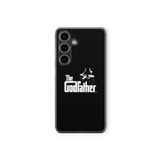 Samsung Galaxy M34 5G ile Uyumlu Godfather Tasarım Baskılı Şeffaf Kılıf