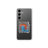 Samsung Galaxy M34 5G ile Uyumlu Hypnotic Tasarım Baskılı Şeffaf Kılıf