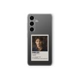 Samsung Galaxy M34 5G ile Uyumlu Johnny Depp Minimalist Poster Tasarım Baskılı Şeffaf Kılıf