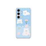 Samsung Galaxy M34 5G ile Uyumlu Just Happy Tasarım Baskılı Şeffaf Kılıf