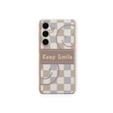 Samsung Galaxy M34 5G ile Uyumlu Keep Smile Tasarım Baskılı Şeffaf Kılıf