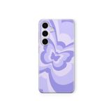 Samsung Galaxy M34 5G ile Uyumlu Kelebek Tasarım Baskılı Şeffaf Kılıf 2