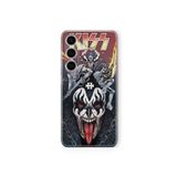 Samsung Galaxy M34 5G ile Uyumlu Kiss Hard Rock Tasarım Baskılı Şeffaf Kılıf