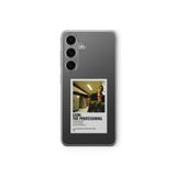 Samsung Galaxy M34 5G ile Uyumlu Leon The Professional Poster Tasarım Baskılı Şeffaf Kılıf