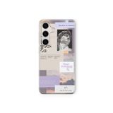 Samsung Galaxy M34 5G ile Uyumlu Life Goes On Tasarım Baskılı Şeffaf Kılıf