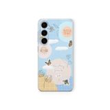 Samsung Galaxy M34 5G ile Uyumlu Life is Tough Tasarım Baskılı Şeffaf Kılıf