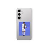 Samsung Galaxy M34 5G ile Uyumlu Mbappe temalı Tasarım Baskılı Şeffaf Kılıf