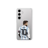 Samsung Galaxy M34 5G ile Uyumlu Messi Temalı Tasarım Baskılı Şeffaf Kılıf 1