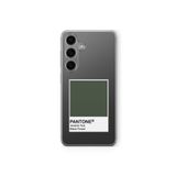 Samsung Galaxy M34 5G ile Uyumlu Pantone Black Forest Tasarım Baskılı Şeffaf Kılıf