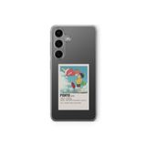 Samsung Galaxy M34 5G ile Uyumlu Ponyo Minimalist Poster Tasarım Baskılı Şeffaf Kılıf