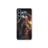 Samsung Galaxy M34 5G ile Uyumlu Prometheus Statue Tasarım Baskılı Şeffaf Kılıf