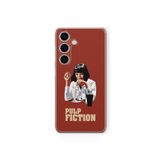 Samsung Galaxy M34 5G ile Uyumlu Pulp Fiction Tasarım Baskılı Şeffaf Kılıf 2