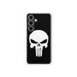 Samsung Galaxy M34 5G ile Uyumlu Punisher Tasarım Baskılı Şeffaf Kılıf