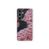 Samsung Galaxy M34 5G ile Uyumlu Red Clouds Tasarım Baskılı Şeffaf Kılıf