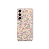 Samsung Galaxy M34 5G ile Uyumlu Renkli Güller Tasarım Baskılı Şeffaf Kılıf