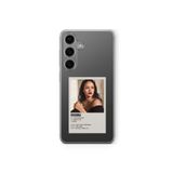 Samsung Galaxy M34 5G ile Uyumlu Rihanna Minimalist Poster Tasarım Baskılı Şeffaf Kılıf
