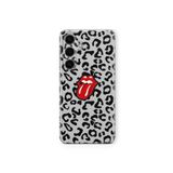 Samsung Galaxy M34 5G ile Uyumlu Rolling Stones Tasarım Baskılı Şeffaf Kılıf