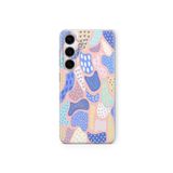 Samsung Galaxy M34 5G ile Uyumlu Soyut Çizim Tasarım Baskılı Şeffaf Kılıf