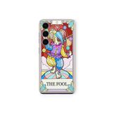 Samsung Galaxy M34 5G ile Uyumlu The Fool Tasarım Baskılı Şeffaf Kılıf