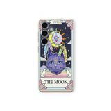 Samsung Galaxy M34 5G ile Uyumlu The Moon Tasarım Baskılı Şeffaf Kılıf