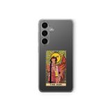 Samsung Galaxy M34 5G ile Uyumlu The Sun Tasarım Baskılı Şeffaf Kılıf
