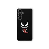 Samsung Galaxy M34 5G ile Uyumlu Venom Tasarım Baskılı Şeffaf Kılıf