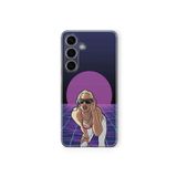 Samsung Galaxy M34 5G ile Uyumlu Vice City Tasarım Baskılı Şeffaf Kılıf