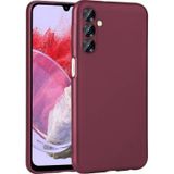 Samsung Galaxy M34 5g Kılıf Esnek Yapılı İnce Slim Silikon Kapak Ryc/premier Bordo