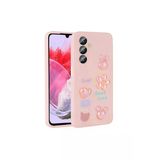 Samsung Galaxy M34 5G Kılıf Kamera Korumalı Kabartma Figürlü Parlak Silikon Kapak (Toys)
