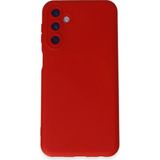 Samsung Galaxy M34 5g Kılıf Nano Içi Kadife Silikon - KIRMIZI-(5796)