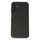 Samsung Galaxy M34 5G Kılıf Nano İçi Kadife Silikon - Koyu Yeşil