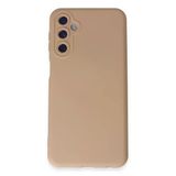 Samsung Galaxy M34 5G Kılıf Nano İçi Kadife Silikon - Pudra