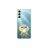 Samsung Galaxy M34 ile Uyumlu Splash Mirket Tasarımlı Şeffaf Silikon Kılıf