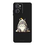 Samsung Galaxy M40 İle Uyumlu Siyah Forest Giant Desenli Silikon Kılıf