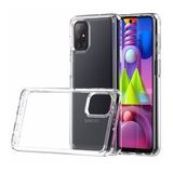 Samsung Galaxy M51 Kılıf Lüx Kamera Korumalı Şeffaf Silikon Kılıf