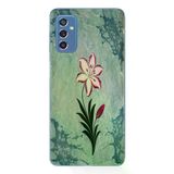 Samsung Galaxy M52 Uyumlu Çiçek Deseni Baskılı Silikon Kılıf