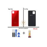 Samsung Galaxy Note 10 Lite Kırmızı Renk Uyumlu Arka Kapak + Tamir Seti + B7000 Yapıştırıcı Arka Cam Batarya Kapağı Pil Kapağı Lazer Kesim Back Cover Galaxy Note 10 Lite Uyumlu